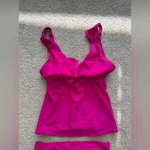 tankini pink size M NWT